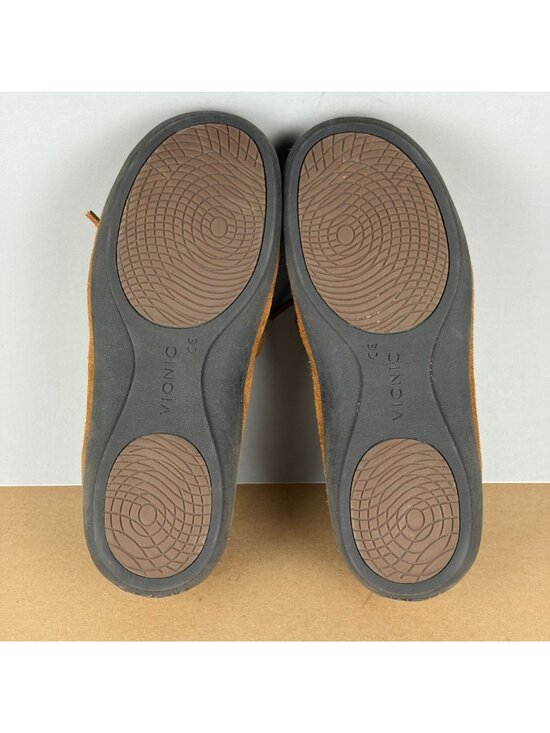 Vionic Dewey Moccasin Slippers Mens 10 Tan Brown Suede Slip On Casual Comfort main image 8
